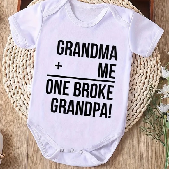 Other - One BROKE Grandpa onesie! NIP!